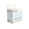 Adaptador de ficha de rede Verbatim 49541 universal tipo E/F híbrido branco