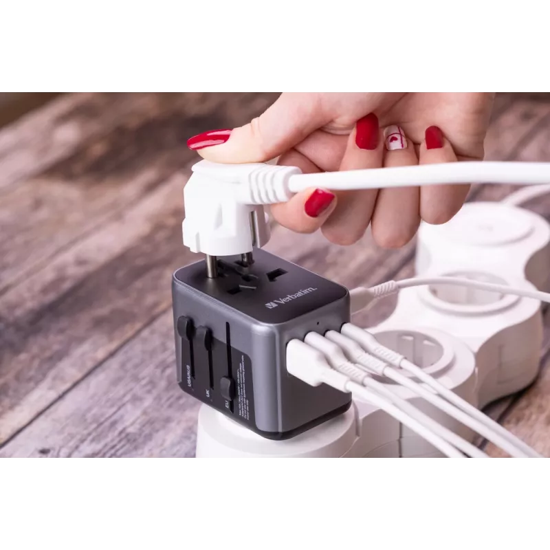 Adaptador de fonte de alimentação Verbatim 49545 universal