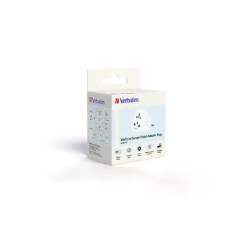 Adaptador de viagem Verbatim World to Europe WTEU-02