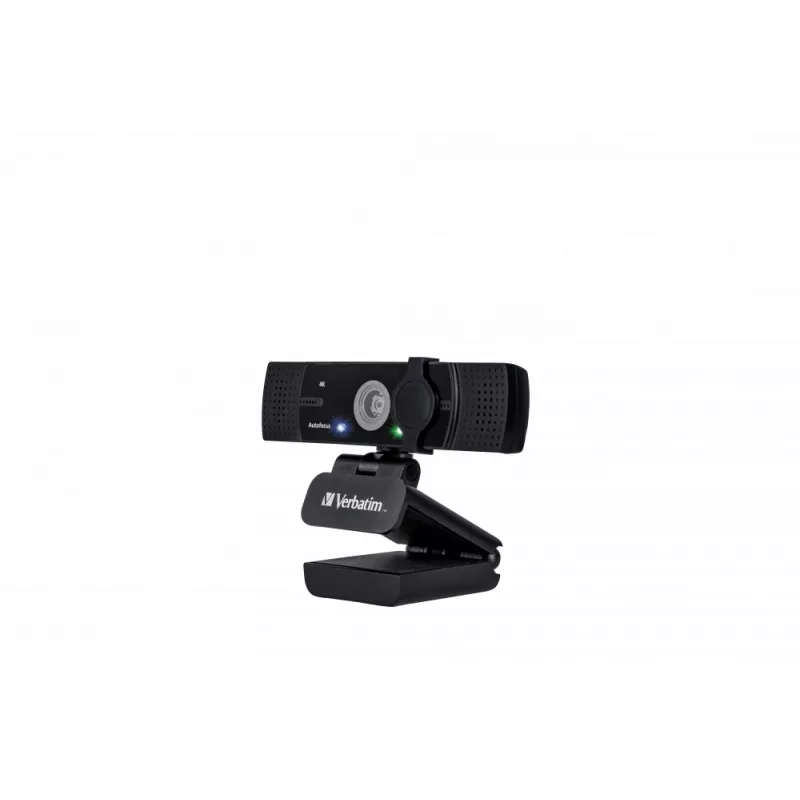 Webcam Verbatim 49580 3840 x 2160 píxeis USB 2.0 preta