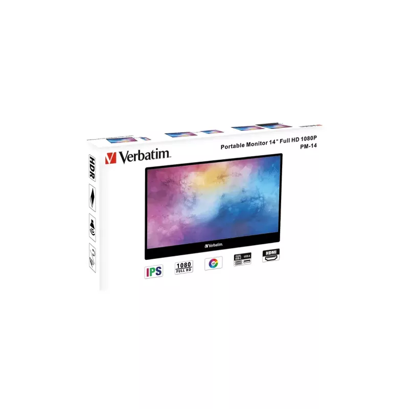 Monitor de computador Verbatim 49590 35,6 cm (14