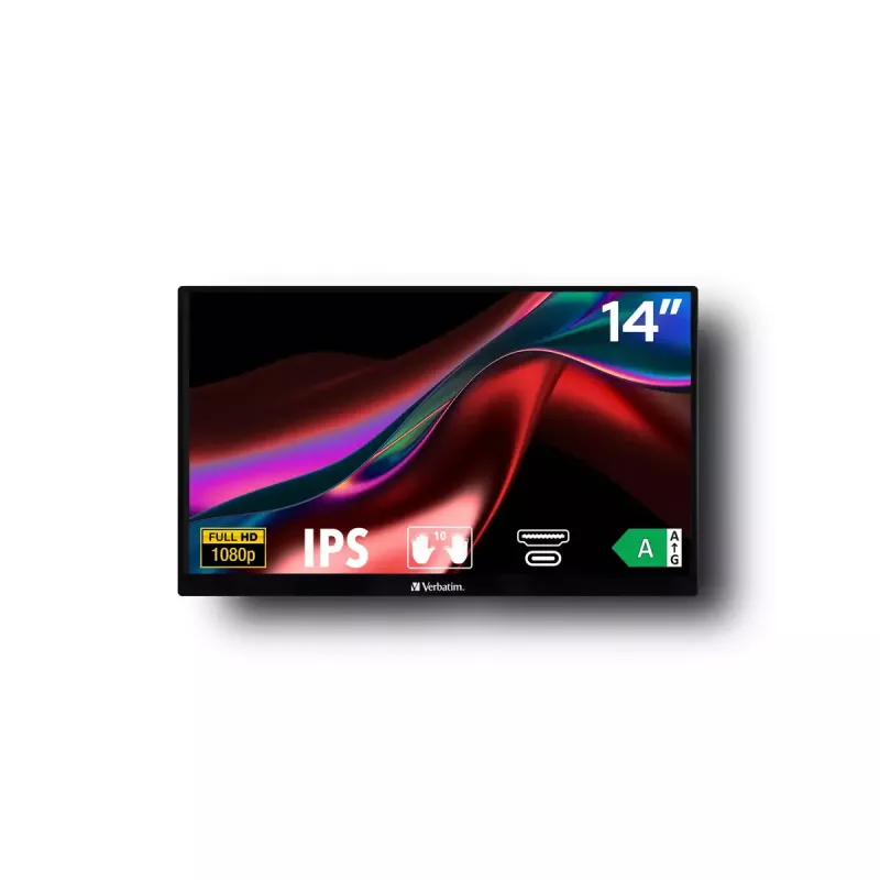 Monitor de computador Verbatim 49591 35,6 cm (14