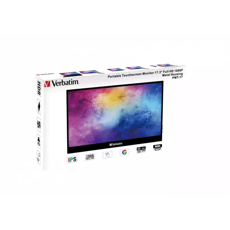 Monitor de computador Verbatim 49593 43,9 cm (17,3