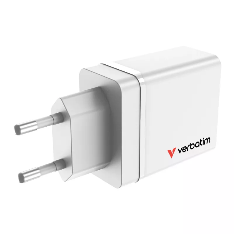 Carregador rápido AC Verbatim 49700 universal branco para interior