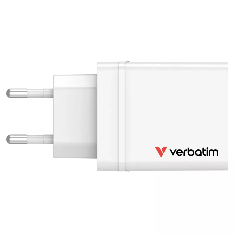 Carregador rápido AC Verbatim 49700 universal branco para interior