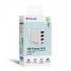 Carregador rápido AC Verbatim 49700 universal branco para interior