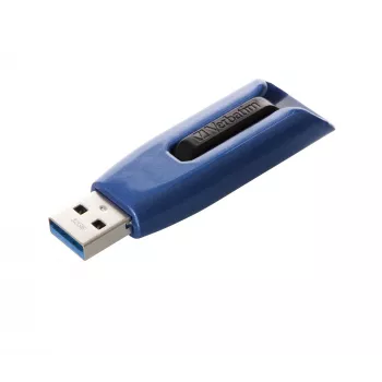 Pen drive Verbatim V3 MAX USB 3.0 32 GB - azul, 32 GB, USB Type-A, 3.2 Gen 1 (3.1 Gen 1), 175 MB/s, Slide, azul