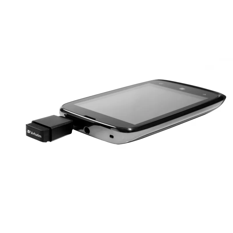 Pen drive Verbatim Nano USB 2.0 com adaptador Micro USB 32 GB - preto