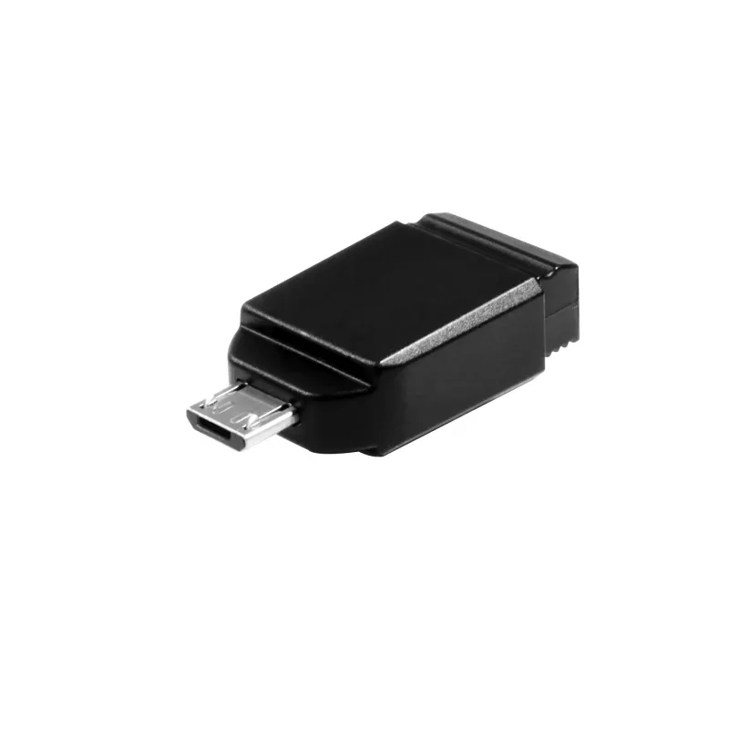 Pen drive Verbatim Nano USB 2.0 com adaptador Micro USB 32 GB - preto