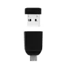 Pen drive Verbatim Nano USB 2.0 com adaptador Micro USB 32 GB - preto