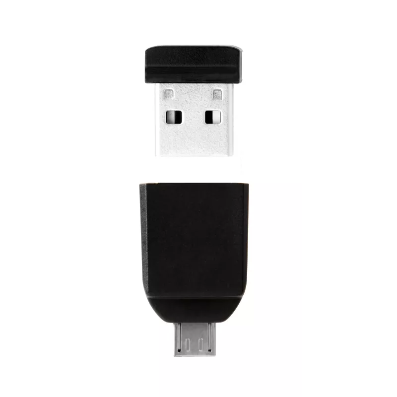 Pen drive Verbatim Nano USB 2.0 com adaptador Micro USB 32 GB - preto