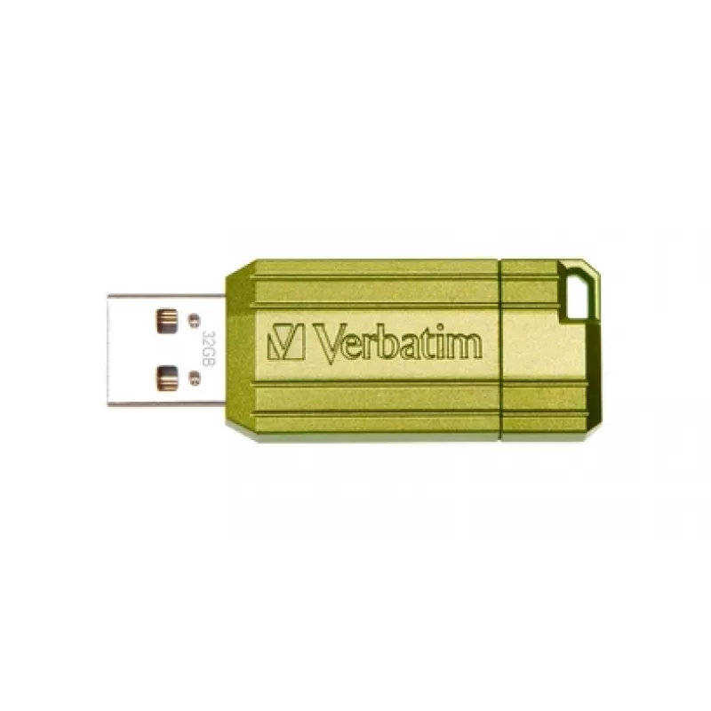 Verbatim PinStripe 3.0 – unidade USB 3.0 32 GB – verde eucalipto