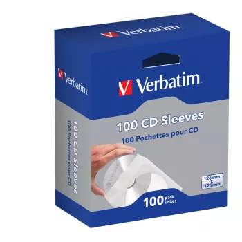Verbatim capas para CD (papel) pack de 100