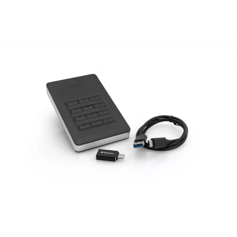 Verbatim Store 'n' Go disco rígido portátil seguro com acesso por teclado 2TB