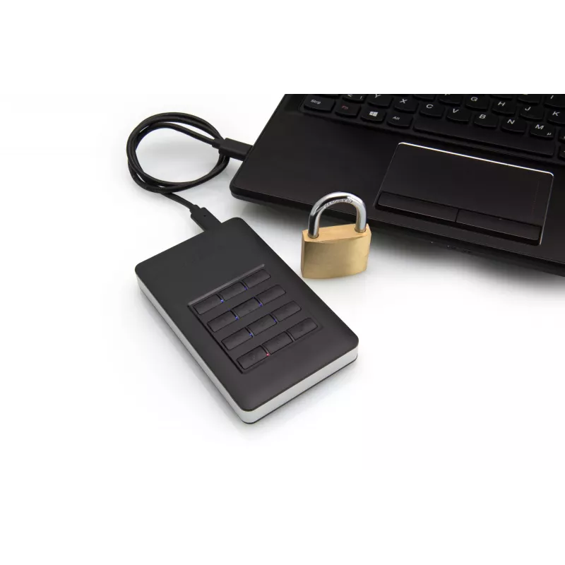 Verbatim Store 'n' Go disco rígido portátil seguro com acesso por teclado 2TB