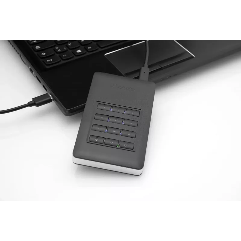 Verbatim Store 'n' Go disco rígido portátil seguro com acesso por teclado 2TB