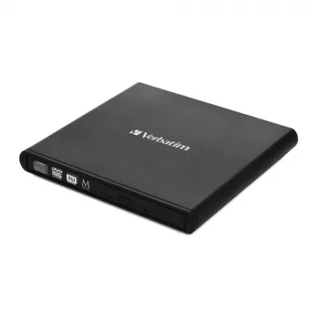 Verbatim External Slimline gravador de CD/DVD unidade ótica DVD±RW preto