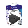 Verbatim disco rígido portátil com leitor de impressões digitais 2TB, 2 TB, 3.2 Gen 1 (3.1 Gen 1), preto