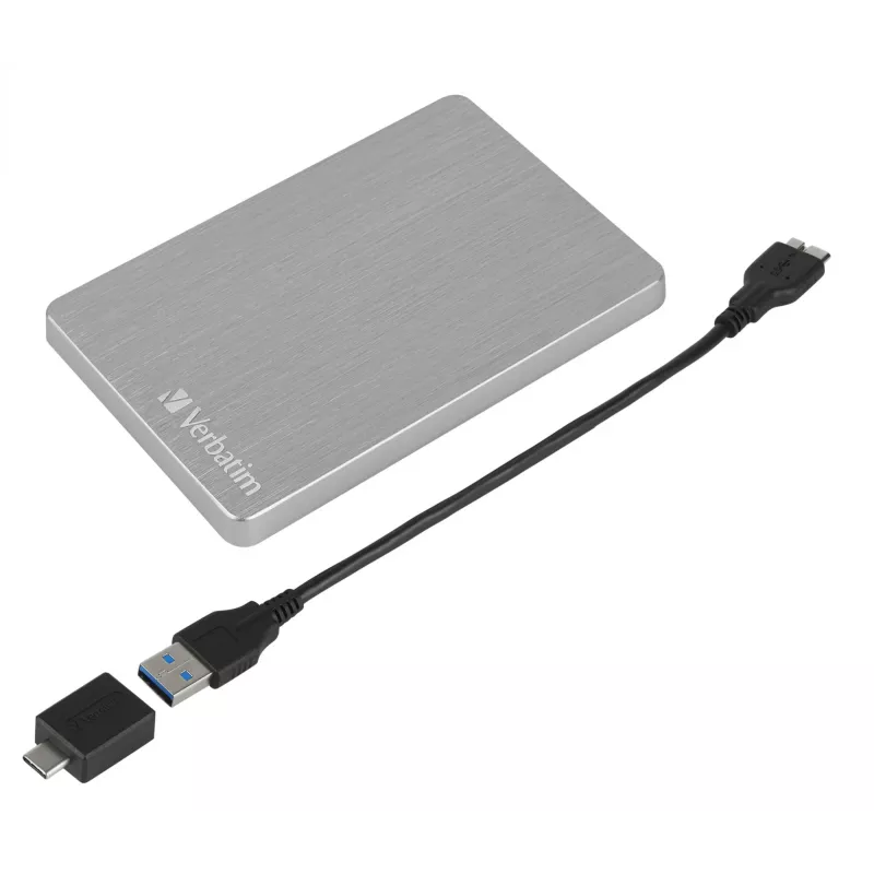 Verbatim Store 'n' Go ALU disco externo portátil fino 2 TB prateado