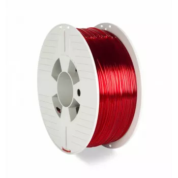 Verbatim 55054 material de impressão 3D poli(tereftalato de etileno glicol) (PETG) vermelho, transparente 1 kg
