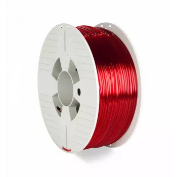 Verbatim 55062 material de impressão 3D poli(tereftalato de etileno glicol) (PETG) vermelho, transparente 1 kg