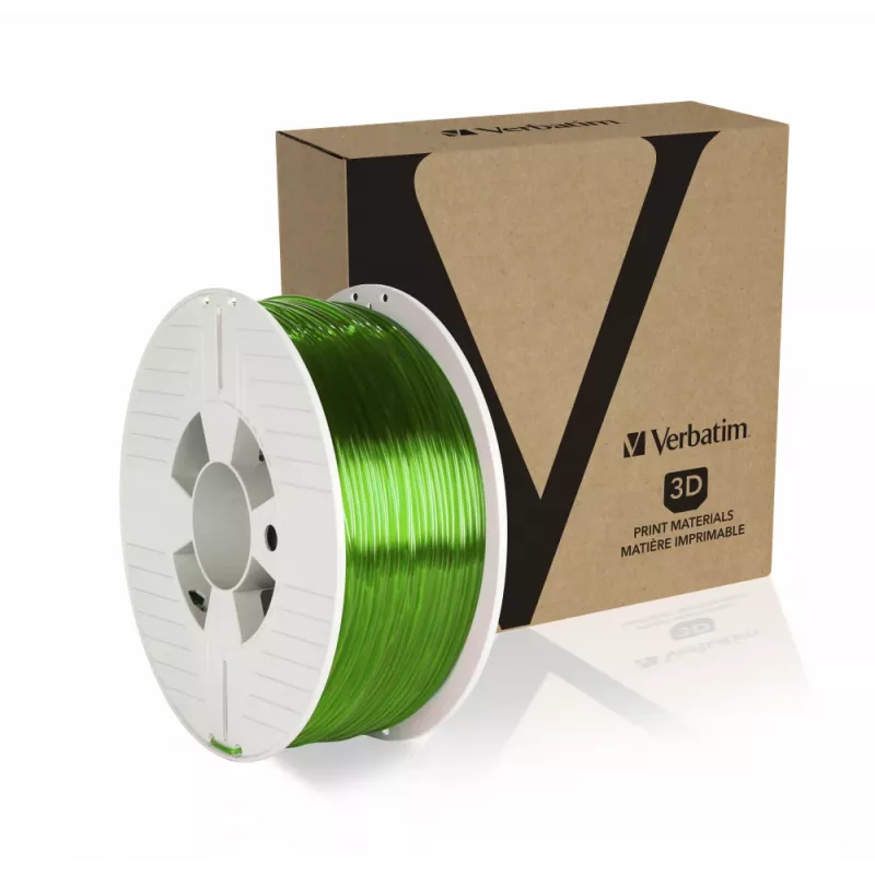 Verbatim 55065 material de impressão 3D poli(tereftalato de etileno glicol) (PETG) verde, transparente 1 kg