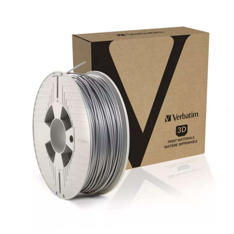 Verbatim 55329 material de impressão 3D ácido polilático (PLA) prateado 1 kg