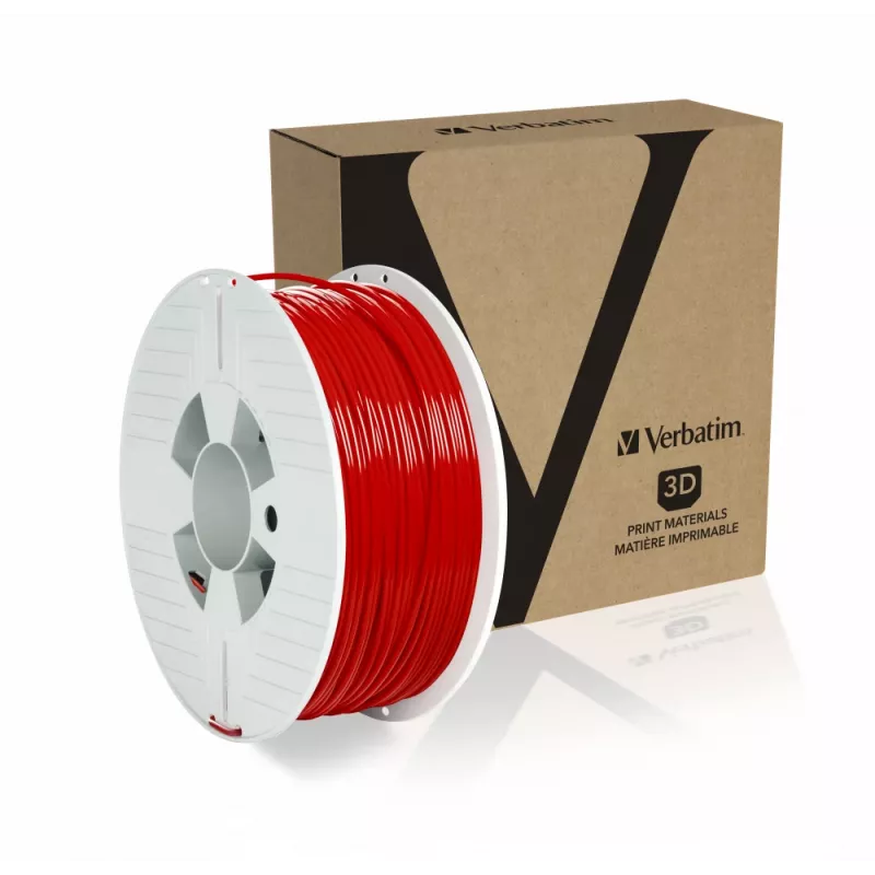 Verbatim 55330 material de impressão 3D ácido polilático (PLA) vermelho 1 kg