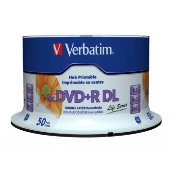 Verbatim 97693 Suporte DVD 8,5 GB DVD+R DL 50 unid.