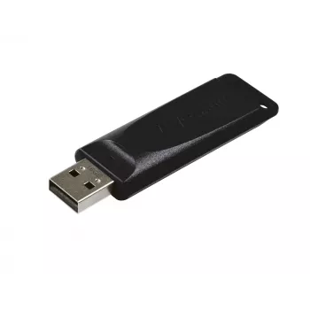 Verbatim Slider - Pen drive 16 GB - preto, 16 GB, USB Type-A, 2.0, 10 MB/s, Slide, preto