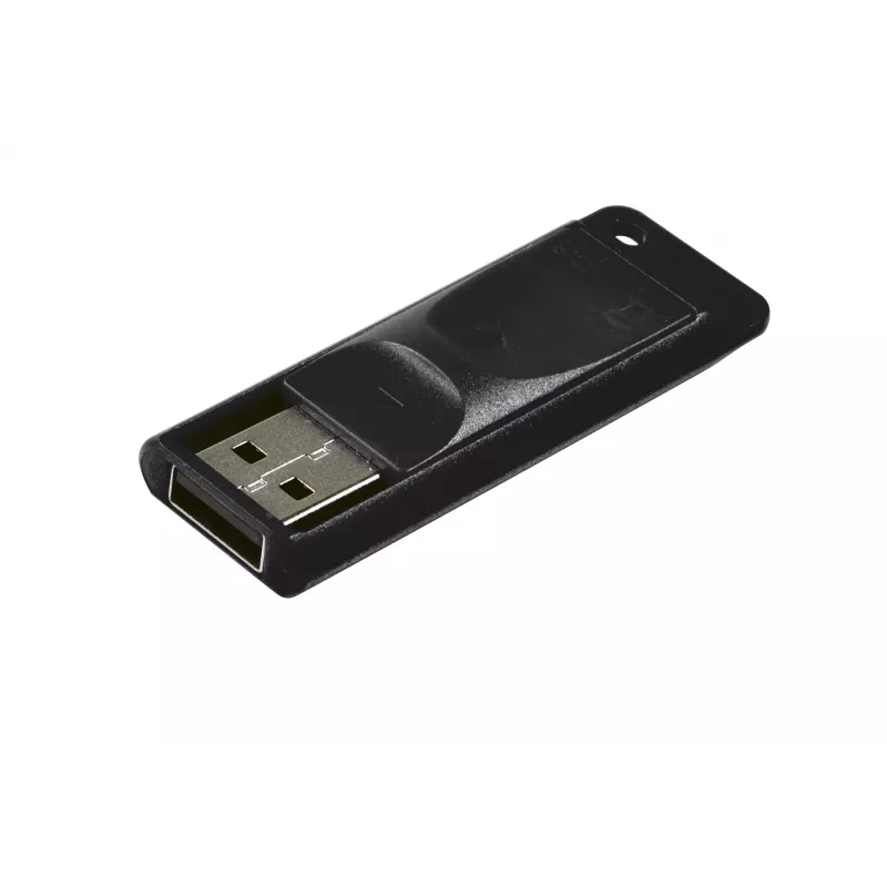 Verbatim Slider - Pen drive 16 GB - preto, 16 GB, USB Type-A, 2.0, 10 MB/s, Slide, preto