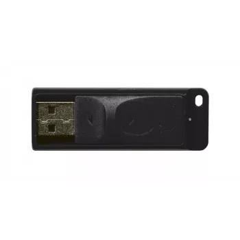 Verbatim Slider - Pen drive 64 GB - preto, 64 GB, USB Type-A, 2.0, 10 MB/s, Slide, preto