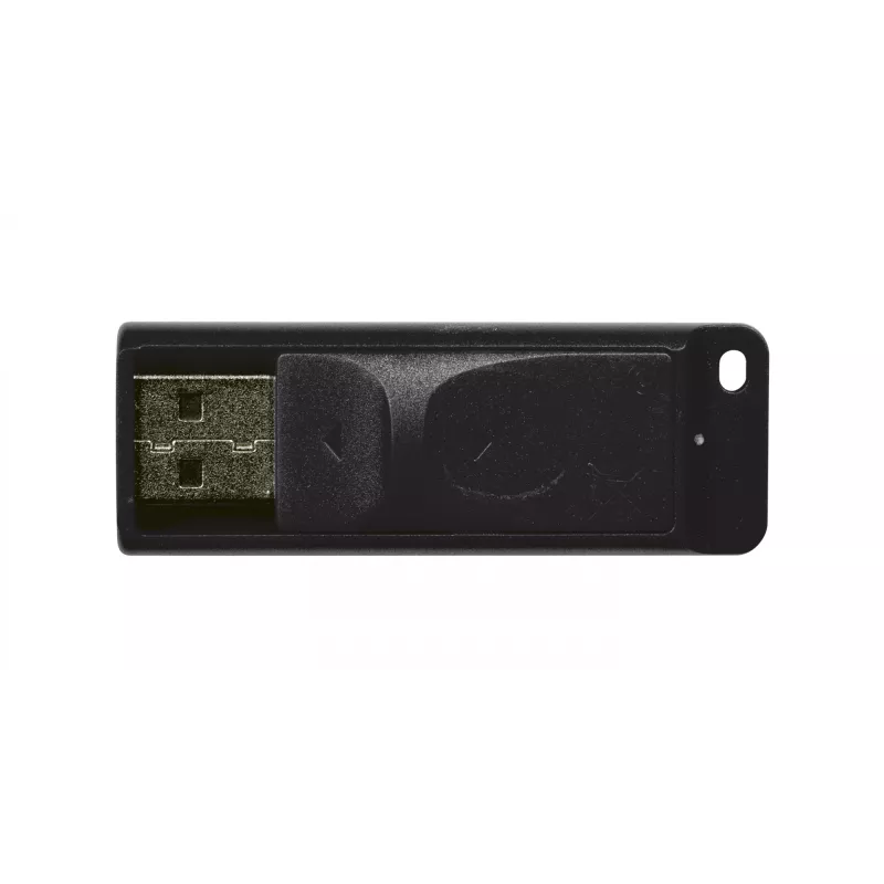 Verbatim Slider - Pen drive 64 GB - preto, 64 GB, USB Type-A, 2.0, 10 MB/s, Slide, preto