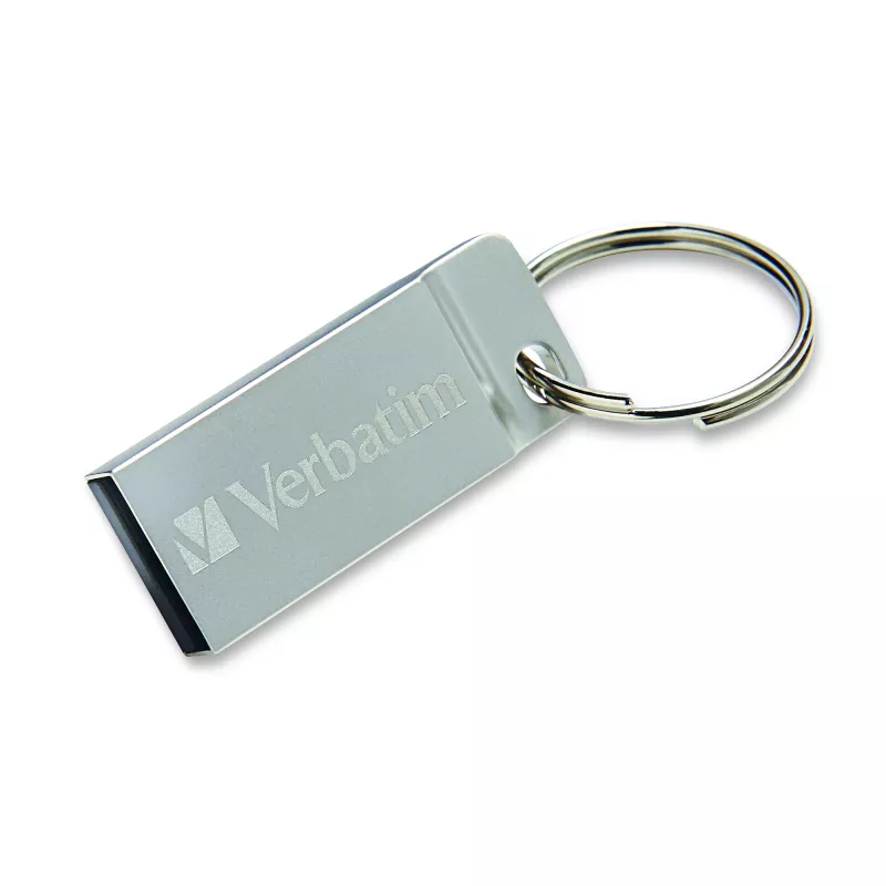 Pen drive VERBATIM Metal Executive 16 GB, USB 2.0 Type-A, prateado, sem tampa