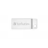 Pen drive VERBATIM Metal Executive 16 GB, USB 2.0 Type-A, prateado, sem tampa