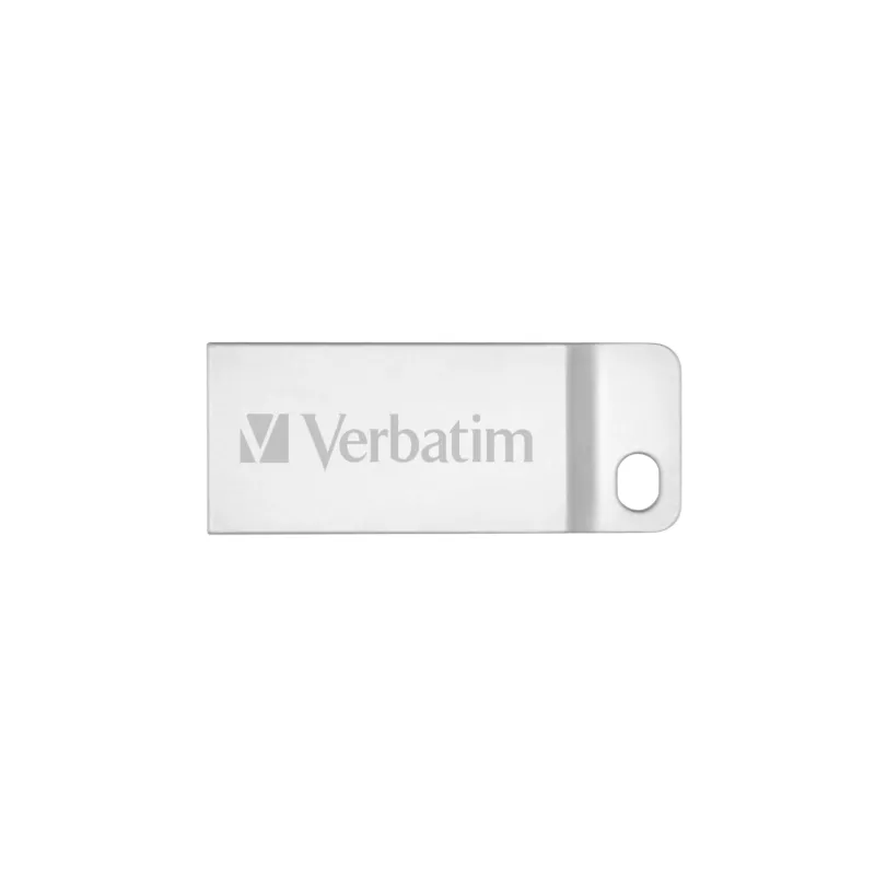 Verbatim Metal Executive - Pen drive 32 GB - prateado, 32 GB, USB Type-A, 2.0, sem tampa, 3,6 g, prateado