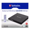 Verbatim Slimline Unidade ótica CD/DVD DVD-RW preto