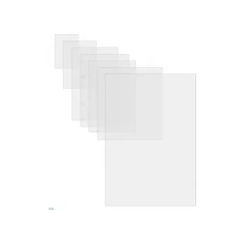 GBC películas de plastificação 64x108mm 125 mícron, brilhante, transparente, polietileno, 64x108, 0,25 mm, 64 mm