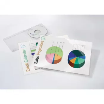 Películas de plastificação GBC A3 75 mícron, brilhante, transparente, A3, 303 mm, 0,15 mm, 426 mm