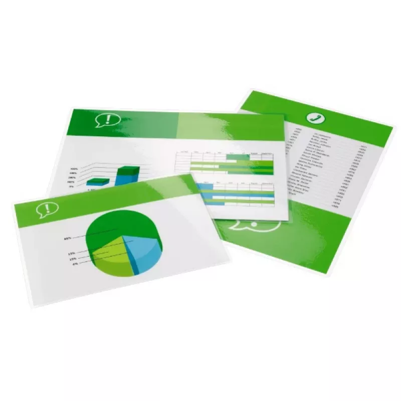 Películas de plastificação GBC A4 75 mícron, brilhante, transparente, A4, 248 mm, 333 mm, 1 mm