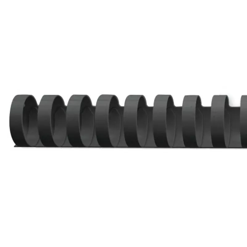 Encadernadores de pente GBC CombBind 19 mm A4 21R, preto, 180 folhas, policloreto de vinilo (PVC), A4, 1,9 cm, 990 g