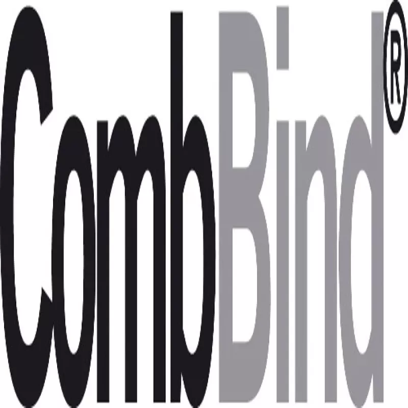 Encadernadores de pente GBC CombBind 6 mm A4 21R, preto, 25 folhas, policloreto de vinilo (PVC), A4, 6 mm, 220 g
