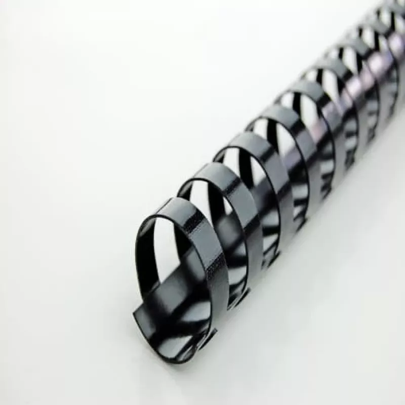 Encadernadores de pente GBC CombBind 8 mm A4 21R, preto, 45 folhas, policloreto de vinilo (PVC), A4, 8 mm, 240 g