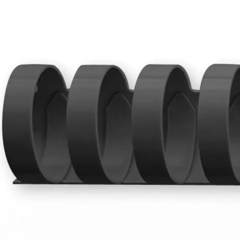 Encadernadores de pente GBC CombBind 25 mm A4 21R, preto, 240 folhas, policloreto de vinilo (PVC), A4, 2,5 cm, 236 mm