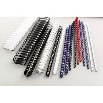 Encadernadores de pente GBC CombBind 45 mm A4 21R, preto, 440 folhas, policloreto de vinilo (PVC), A4, 4,5 cm, 239 mm
