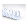 Encadernadores de pente GBC CombBind 6 mm A4 21R, branco, 25 folhas, policloreto de vinilo (PVC), A4, 6 mm, 78 mm