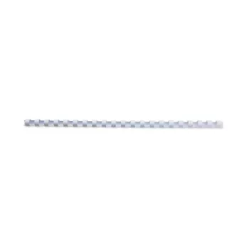 Encadernadores de pente GBC CombBind 10 mm A4 21R, branco, 65 folhas, policloreto de vinilo (PVC), A4, 1 cm, 290 g