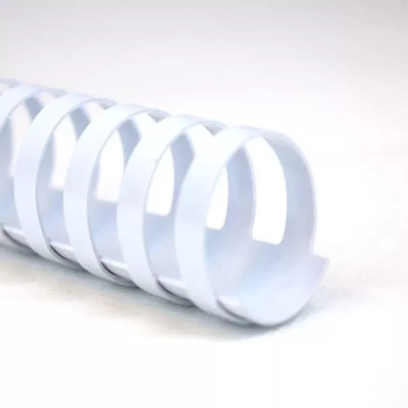 Encadernadores de pente GBC CombBind 10 mm A4 21R, branco, 65 folhas, policloreto de vinilo (PVC), A4, 1 cm, 290 g