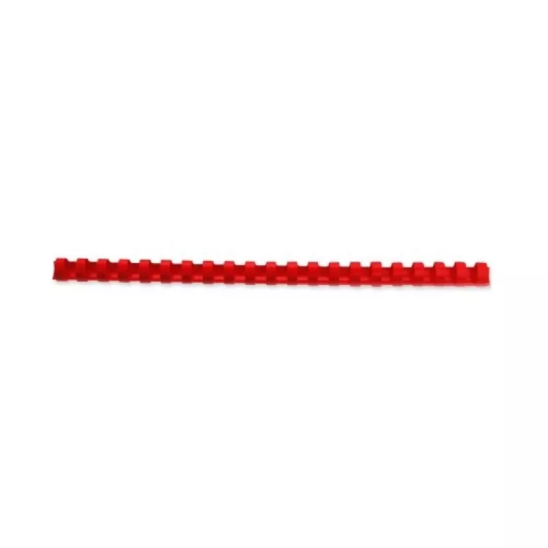 Encadernadores de pente GBC CombBind 6 mm A4 21R, vermelho, 25 folhas, policloreto de vinilo (PVC), A4, 100 unid.