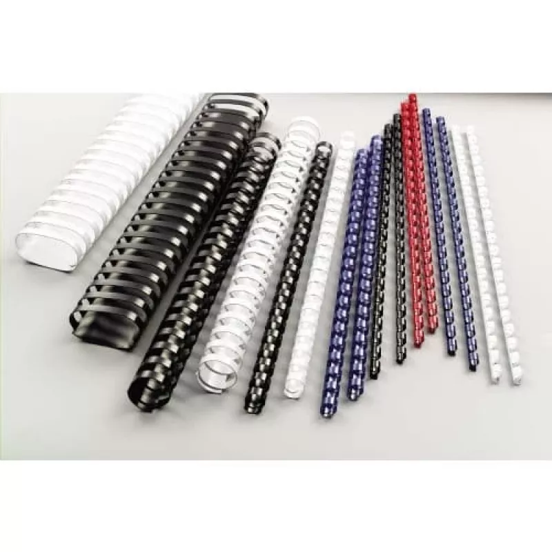 Encadernadores de pente GBC CombBind 6 mm A4 21R, azul, 25 folhas, policloreto de vinilo (PVC), A4, 100 unid.